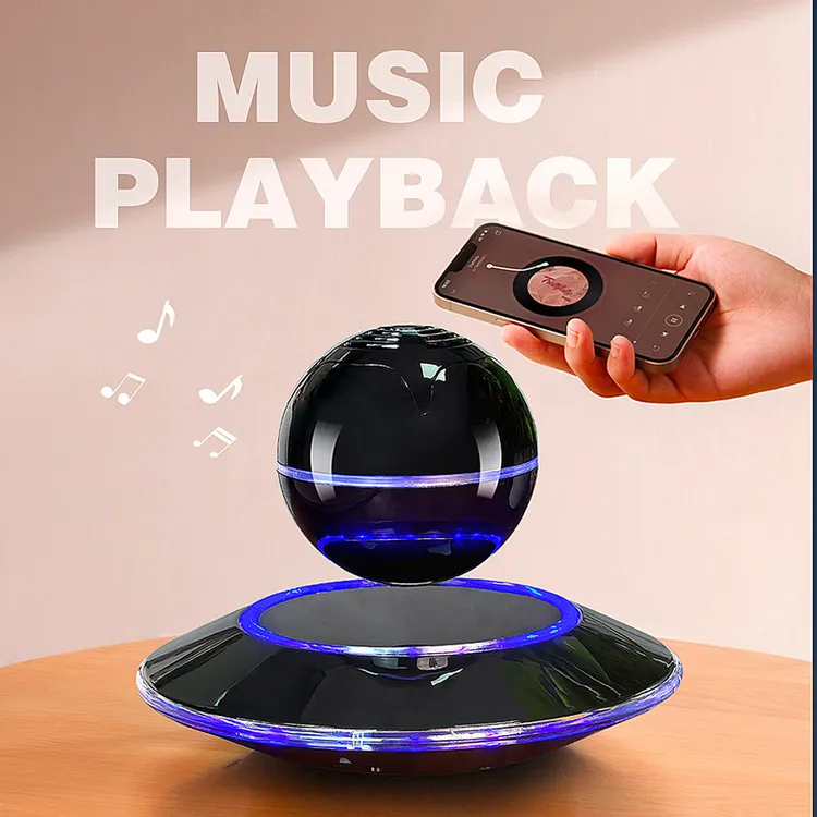 Magnetic Levitation Bluetooth Speaker Creative Office Desk Decor Gift